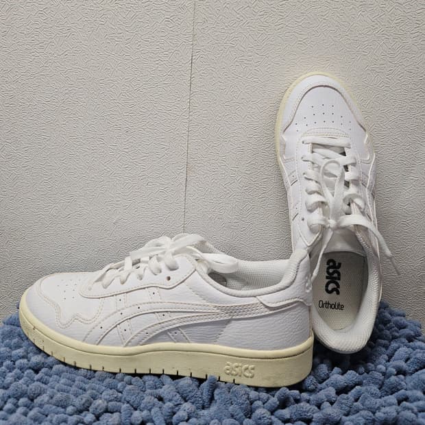 아식스 코트 S 화이트 스니커즈 운동화 240