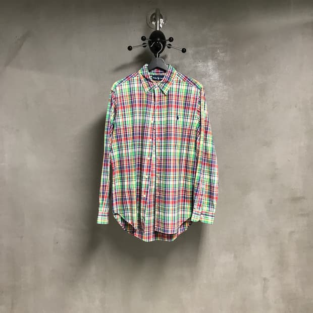 폴로 랄프로렌 체크 셔츠 M