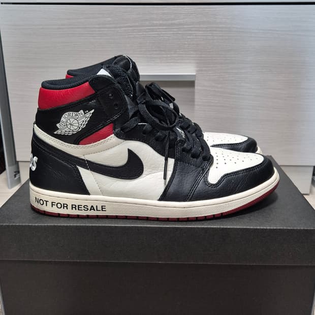 [285, 중고] 조던1 낫포리셀 레드