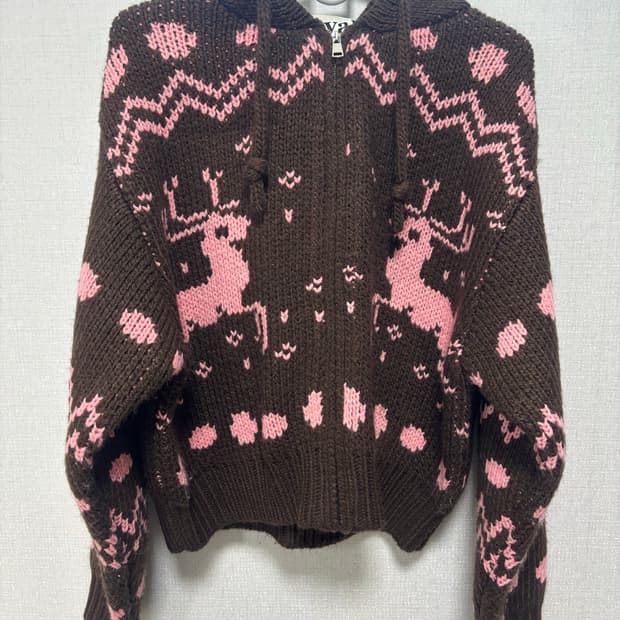 어반드레스 스위스 노르딕 후드 집업