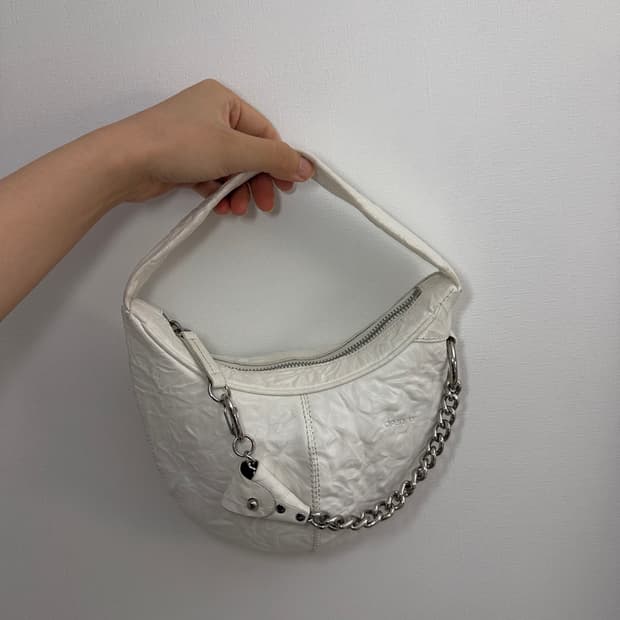 오픈와이와이 가방 미니 호보백 화이트