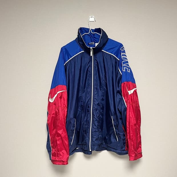 90s 빈티지 올드 나이키 나일론 윈드 브레이커 바람막이