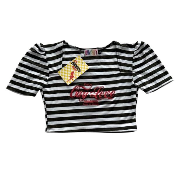 (새상품) OMIGHTY 오마이티 크롭티 M