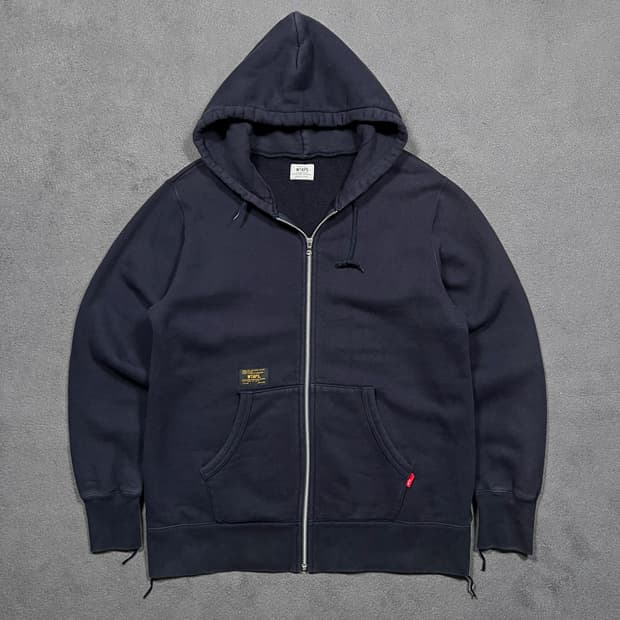Wtaps 더블탭스 네이비 후드집업