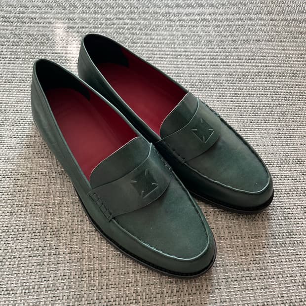 앙팡리쉬데프리메 ERD 페니로퍼 다크그린 42