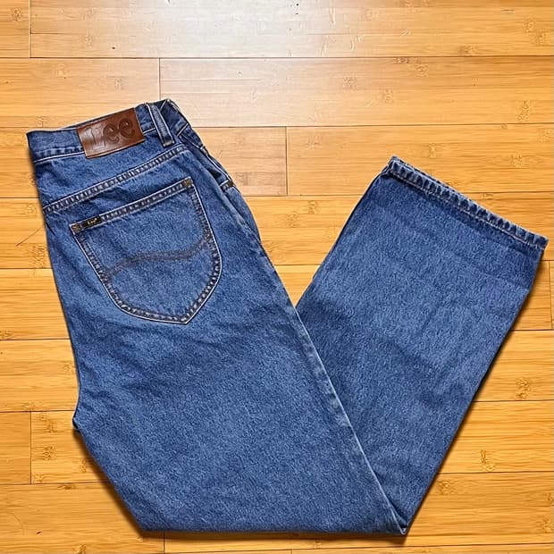 리 핀턱 데님팬츠 W30