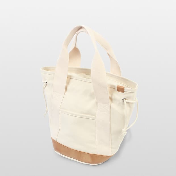 STUDIO CLIP Canvas Drawstring Tote Bag