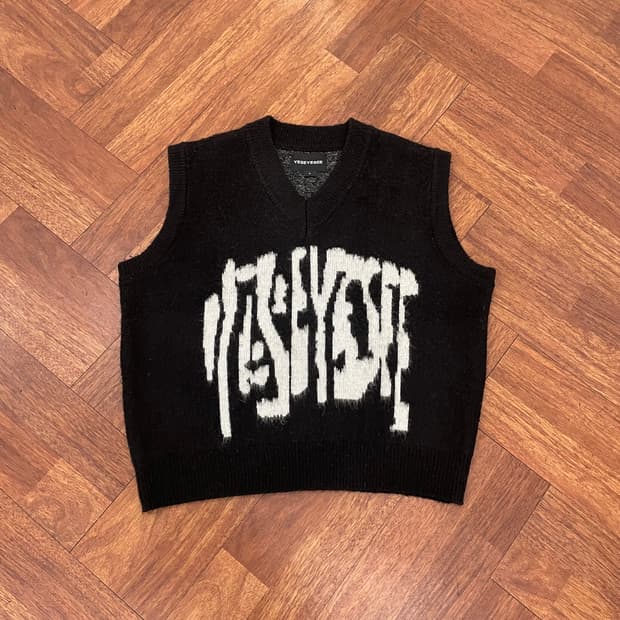 예스아이씨 오버핏 니트조끼