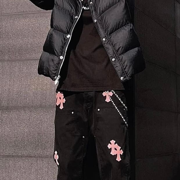 크롬하츠 스티프 V2 블랙 패딩 