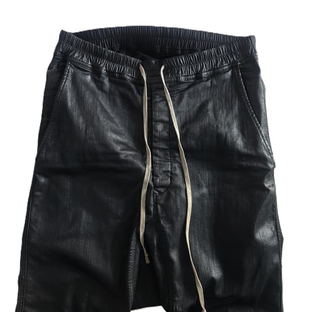 Rick Owens Waxed Coating Saruel Pants