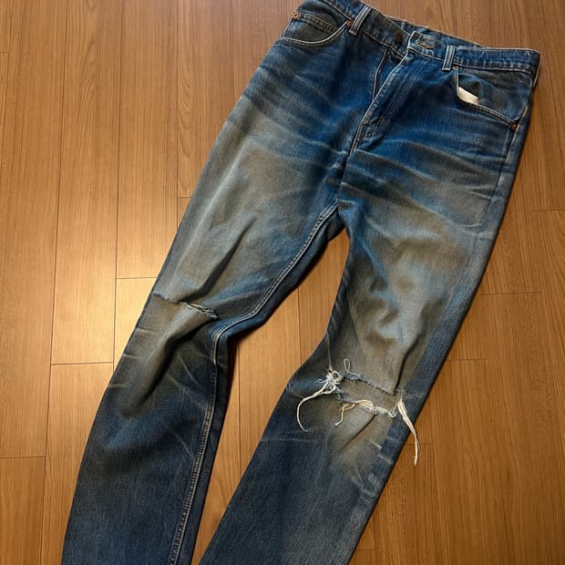 Levis 607 오렌지탭 착샷[o]