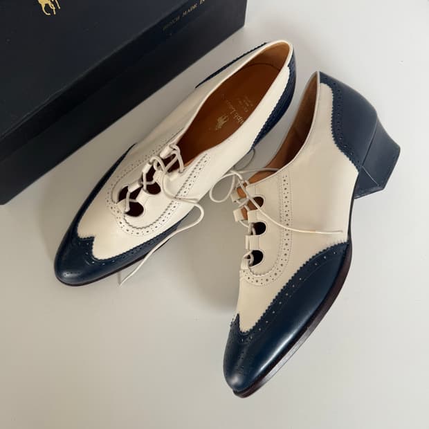 [희귀] Ralph Laure 랄프 로렌 투톤 옥스포드 슈즈