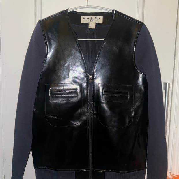 Marni x H&M 2012SS Faux leather Jacket