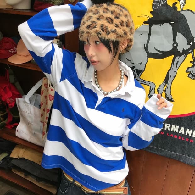 Polo Stripe Rugby T-shirt