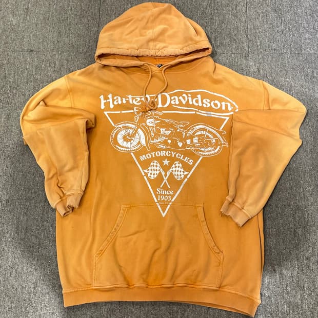HARLEY DAVIDSON 할리 데이비슨 프린팅 후드티