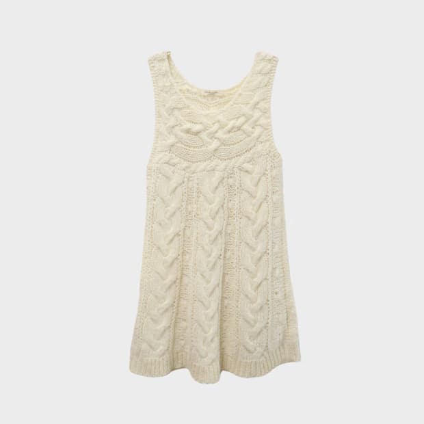 SABUROKU 울 혼방 뷔스티에 원피스 61938