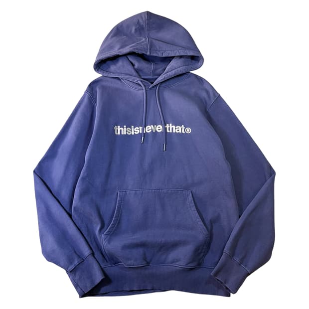 디스이즈네버댓 빅로고 후드티