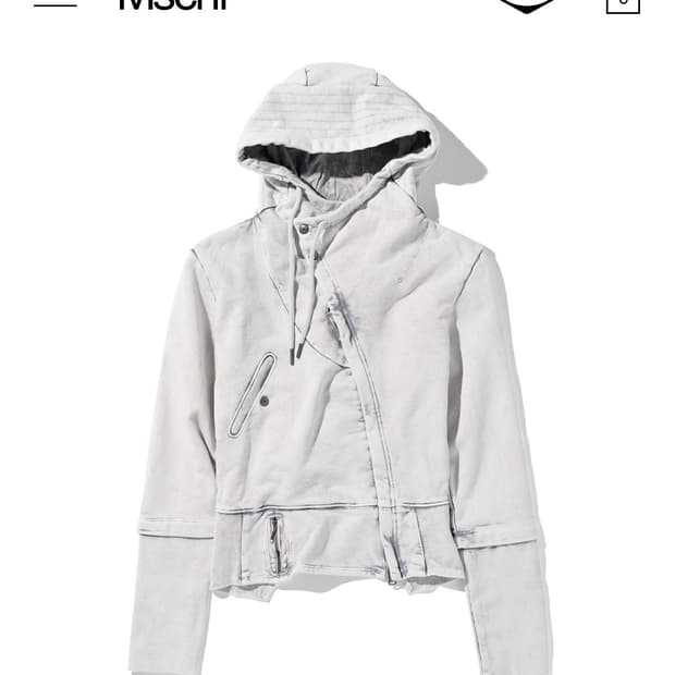 [실착x] 미스치프 후드집업 s