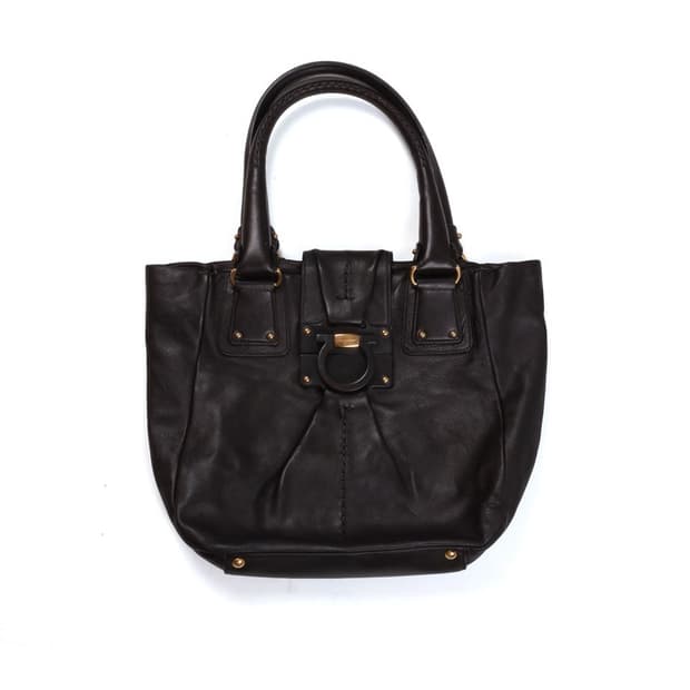 Salvatore Ferragamo Leather Tote Bag