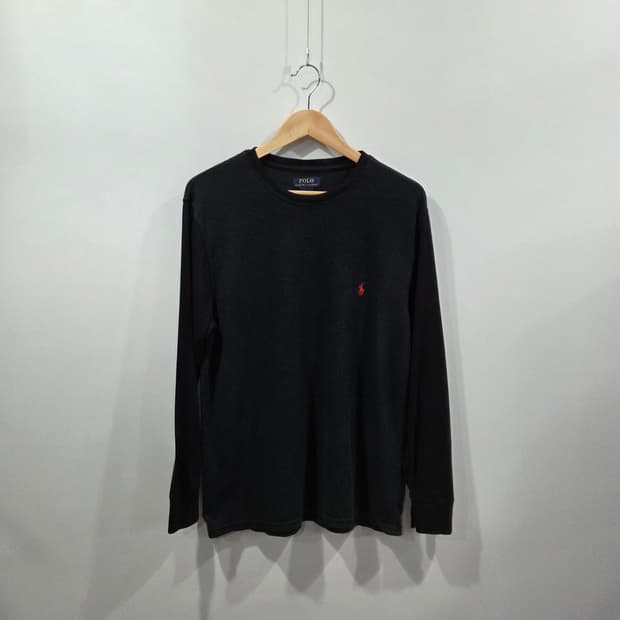 폴로랄프로렌 와플 롱슬리브 L 