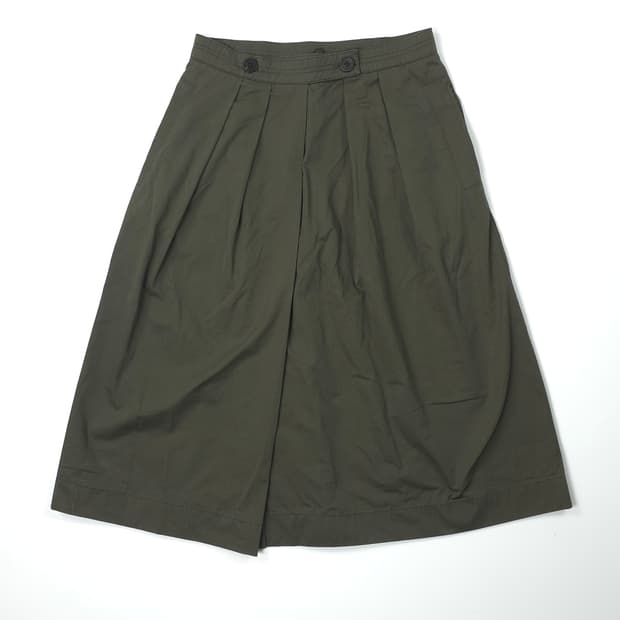 아페쎄 핀턱 스커트 카키 (38)