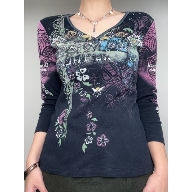 빈티지 오리엔탈 롱슬리브