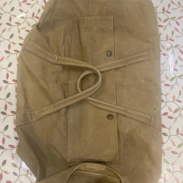 1940s ww2 canvas bag