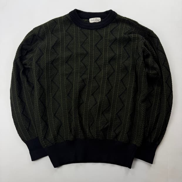 루돌프발렌티노 울 아크릴 니트