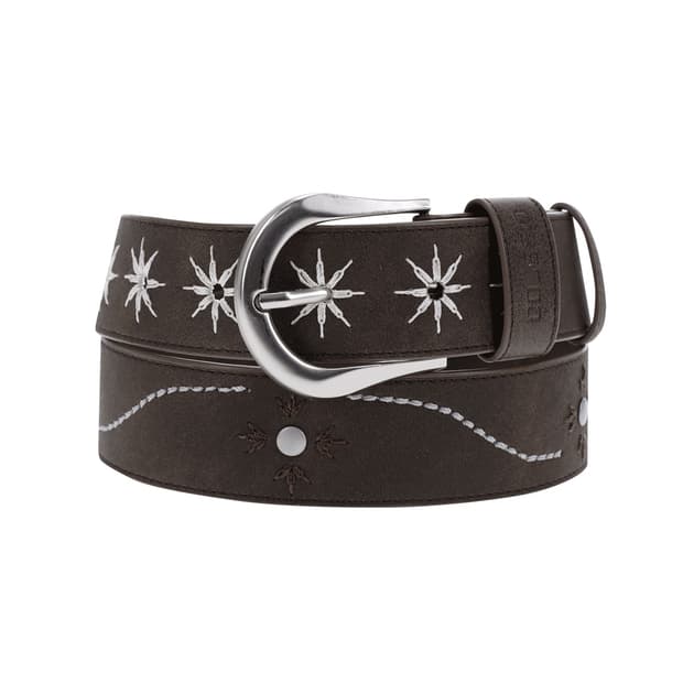 구해요) 코이세이오 FLAME STUD BELT BROWN 