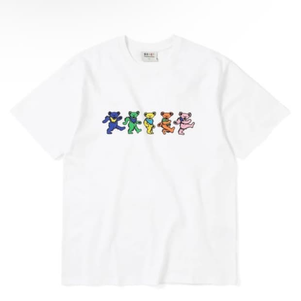 디스이즈네버뎃 그레이트풀 댄싱베어 티셔츠 