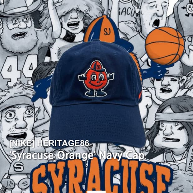 나이키 네이비 모자 NIKE NCAA SYRACUSE 헤리티지86 볼캡
