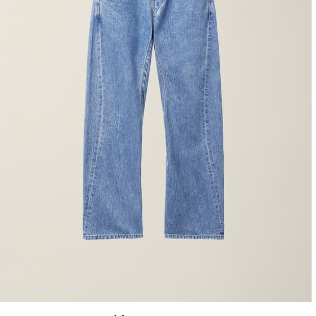 누마레EE E02 BELTED ENGINÉÉRED DENIM PANTS 