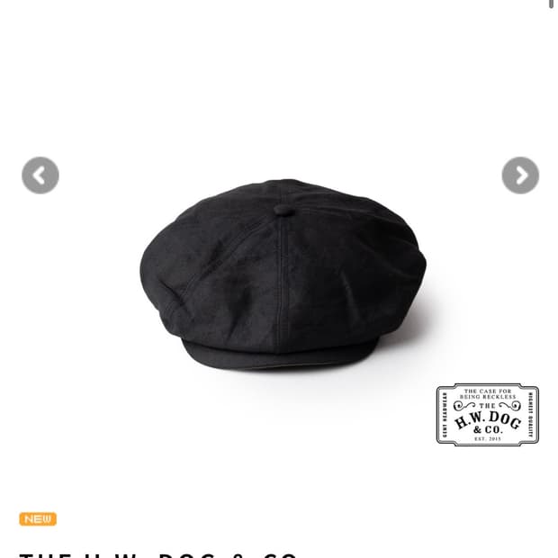 H.W.DOG & CO  LINEN PAPER PK CAP 판매