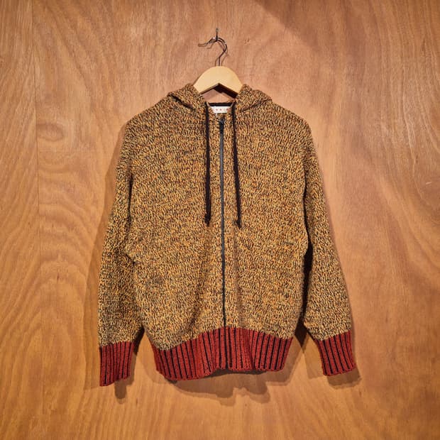 유니클로 마르니 후드 니트 집업 M 