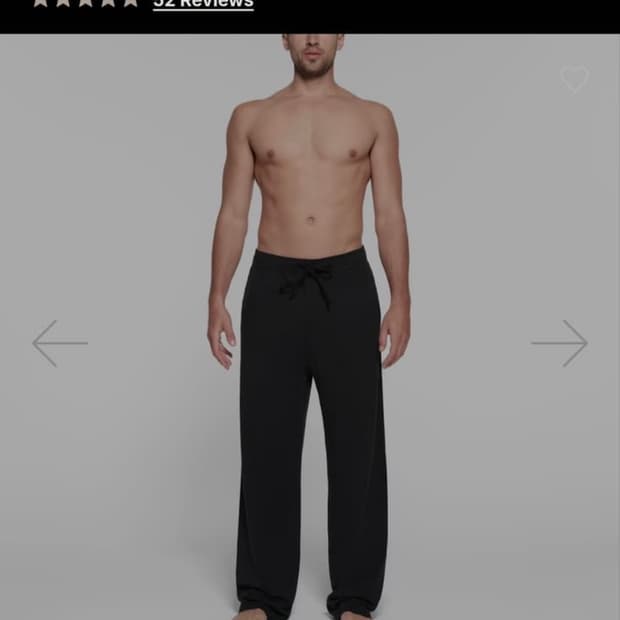 skims relaxed  straight leg pants  s