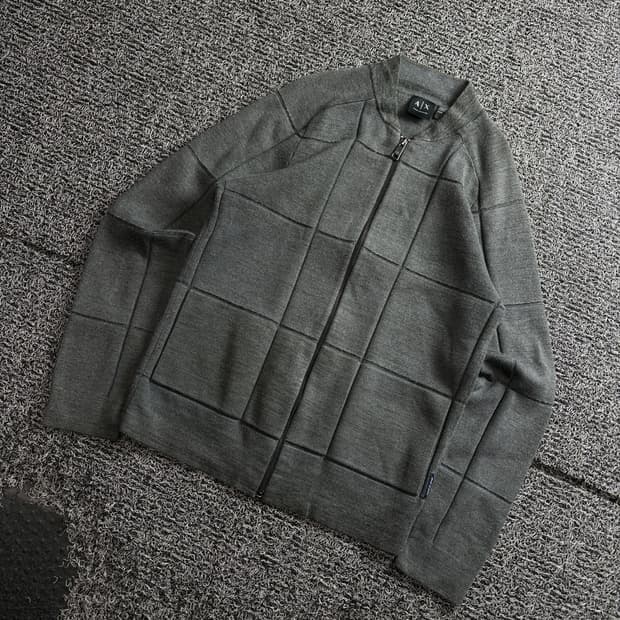 아르마니 익스체인지 스웻니트 집업 3905