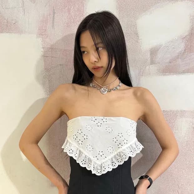 제니 샌디리앙 스카프 탑