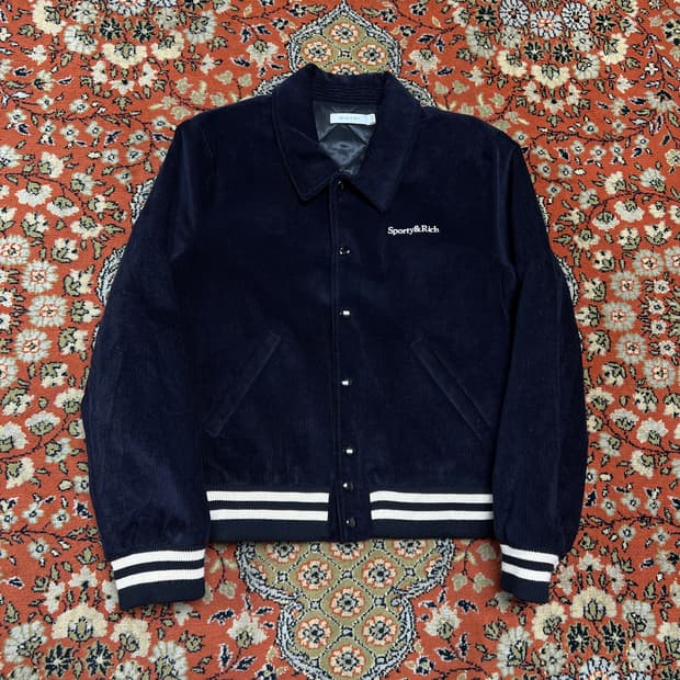 [XL] 스포티앤리치 코듀로이 바시티 자켓