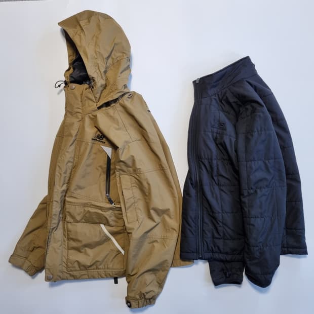 뉴발란스 바람막이 (내피패딩 포함)