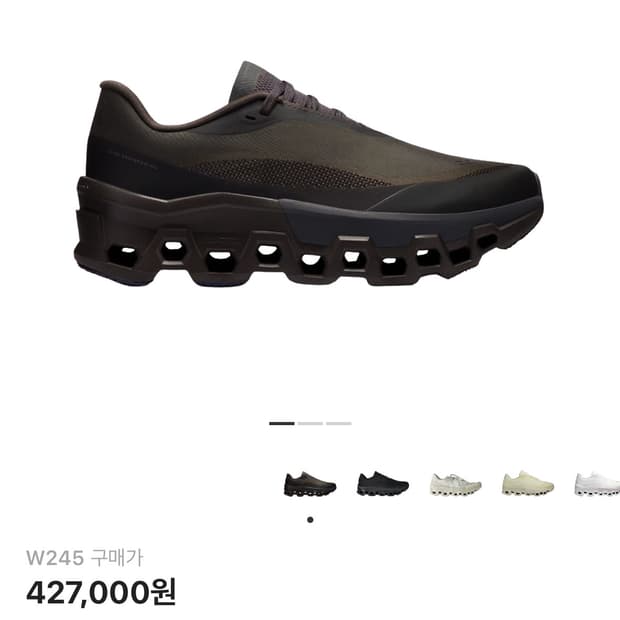 (W) 온 러닝 x 포스트 아카이브 팩션 (파프) 클라우드몬스터 2 쏜 