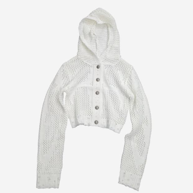 떠그클럽 네트 후드 니트