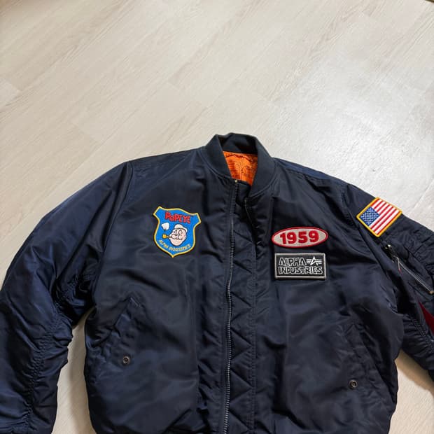 알파인더스트리 ma-1 Popeye