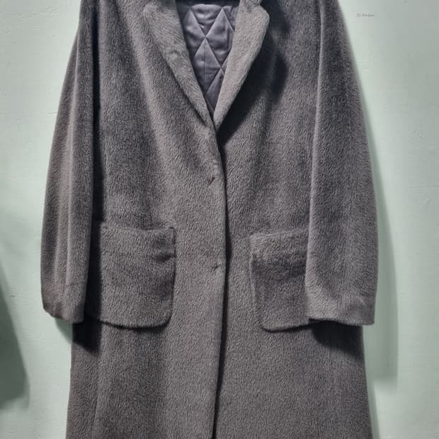 루치아노최 수리알파카 차콜 코트 77