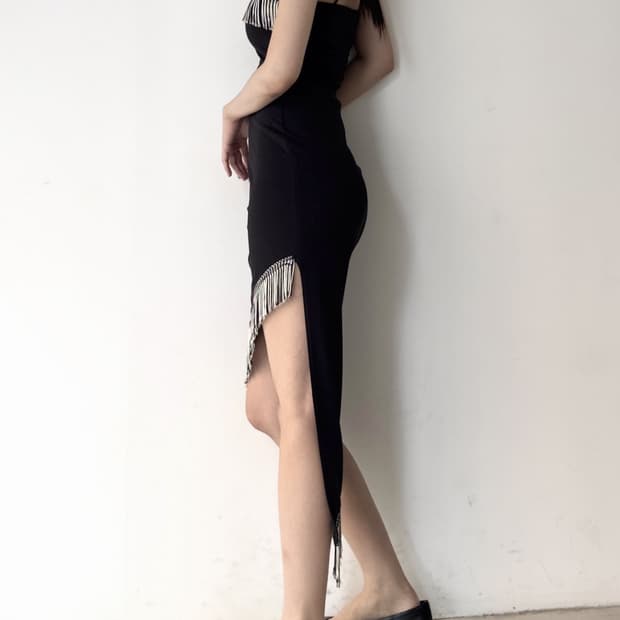 Tassel unbalance edge ops / black