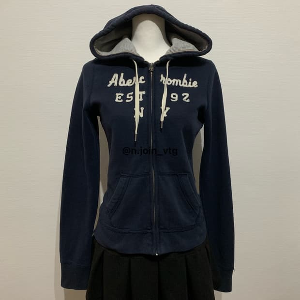 아베크롬비 네이비 후드집업