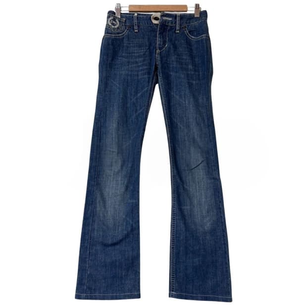 emporio armani 00s washed flare jeans 24