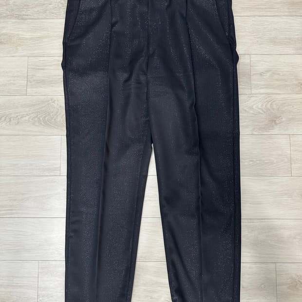 와코마리아 도멜 글리터 트라우져 블랙 XL