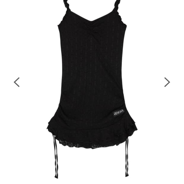 blossom mini  dress black