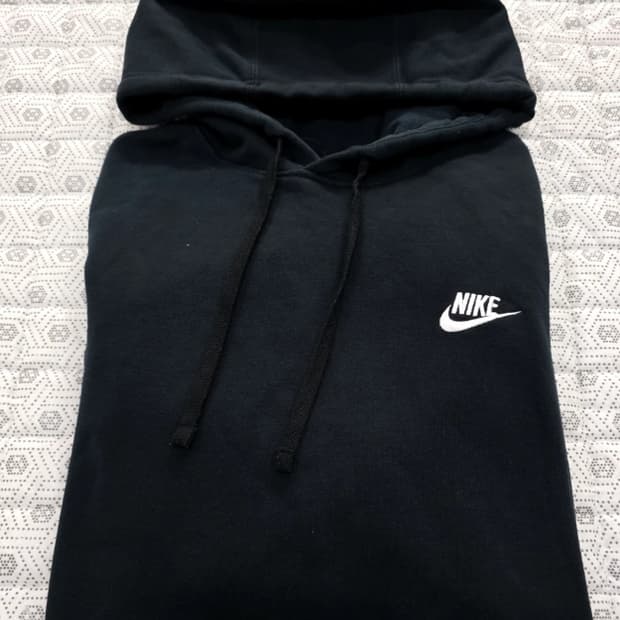 나이키 블랙 후드티 XL