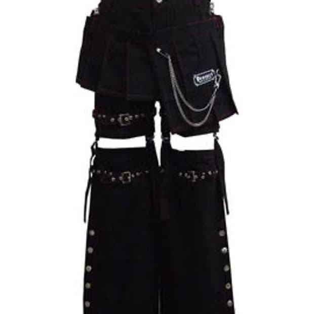 Deorart 디오라토 팬츠 펑크 중성계 지뢰계